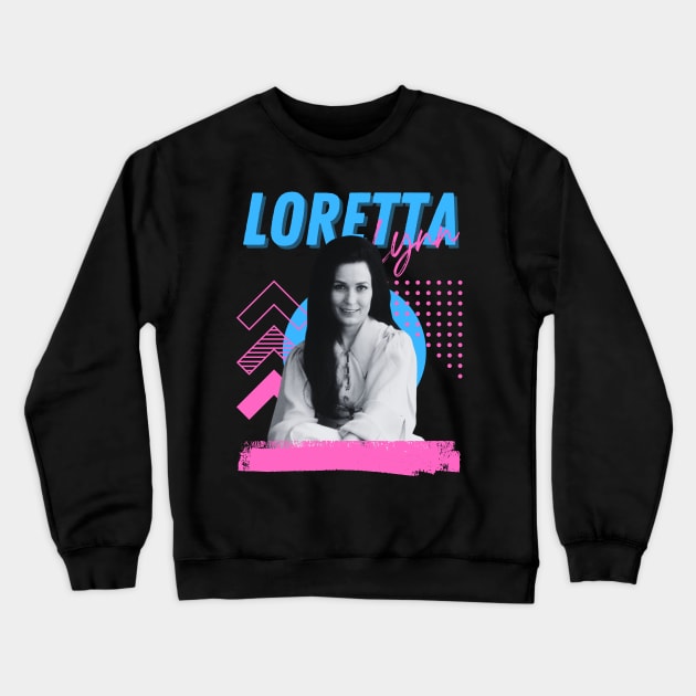 Loretta lynn***original retro Crewneck Sweatshirt by OtakOtak